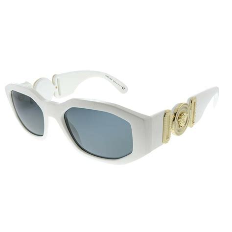 versace ve 4361 401 87 white|biggie smalls versace glasses.